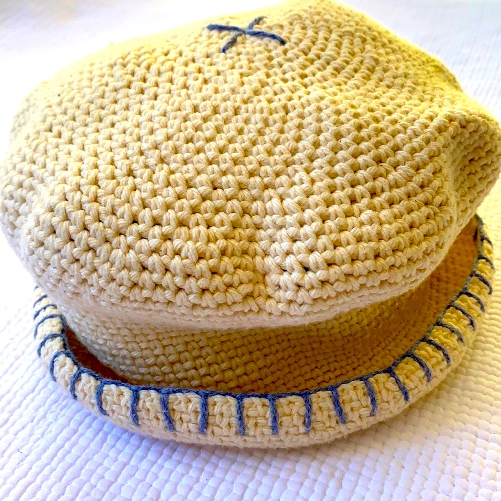 Vintage Fred Bare Made in England Crocheted Hat